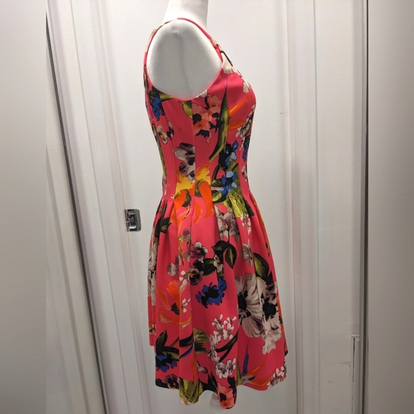 Vince Camuto Fit and Flare Floral Dress - Picture 2 of 8
